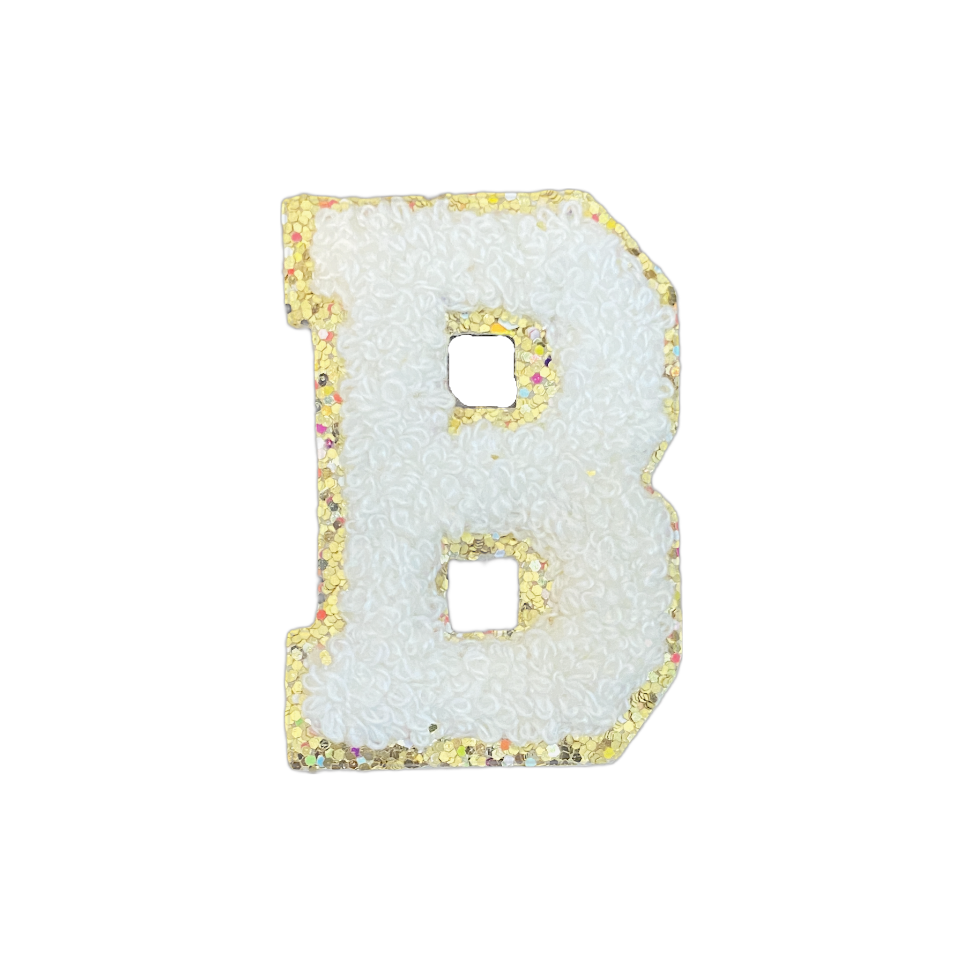 A-Z White Chenille Varsity Letters